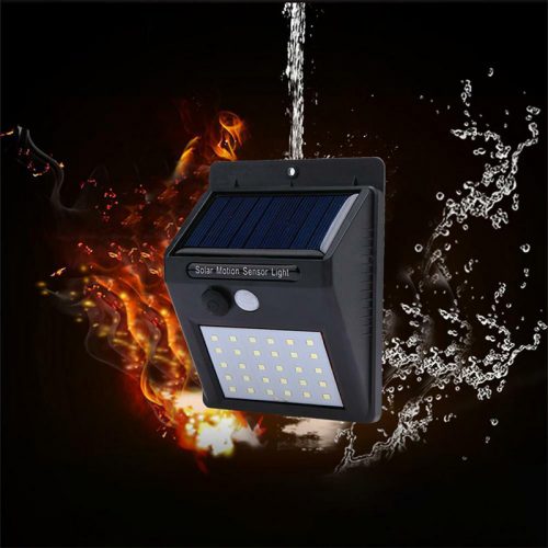 Ηλιακό φωτιστικό με 30 LED & ανιχνευτή κίνησης.