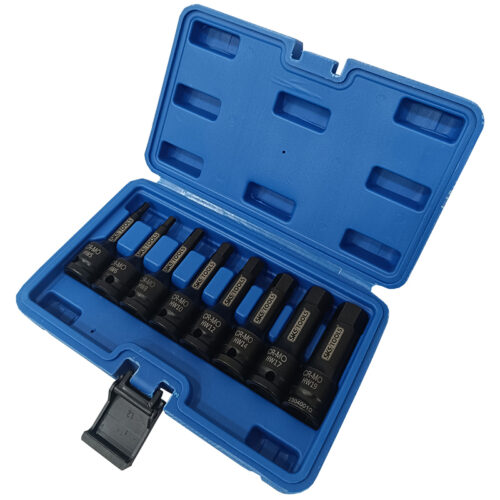 Σετ μύτες καρυδάκια μακριά ALLEN 1/2 ίντσας 8 τεμαχίων αέρος SKS TOOLS 23040010.