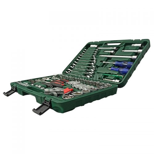 Σετ κασετίνα με καρυδάκια και κλειδιά 121 τεμαχίων.