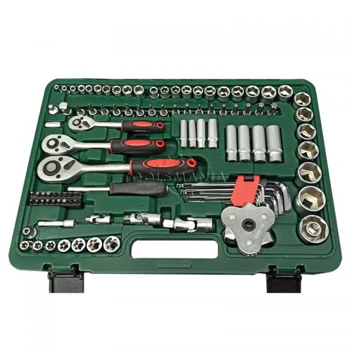 Σετ κασετίνα με καρυδάκια και κλειδιά 121 τεμαχίων.