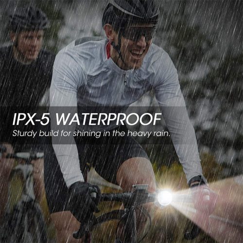 Σετ εμπρόσθιος & πίσω επαναφορτιζόμενος φακός ποδηλάτου F-003.