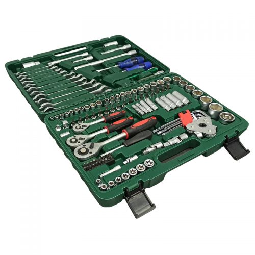 Σετ κασετίνα με καρυδάκια και κλειδιά 121 τεμαχίων.