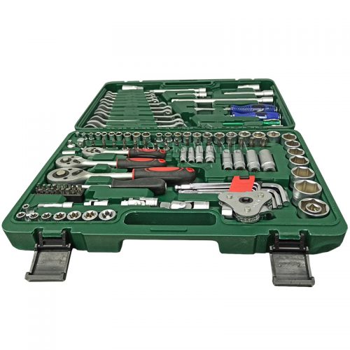 Σετ κασετίνα με καρυδάκια και κλειδιά 121 τεμαχίων.