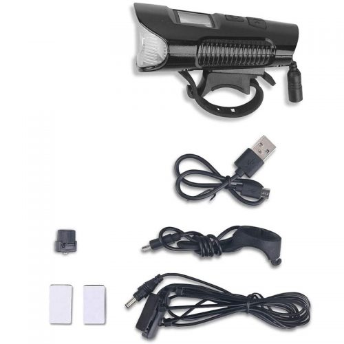 Φακός LED & κοντέρ ποδηλάτου με κόρνα 6 διαφορετικών ήχων FY 317.