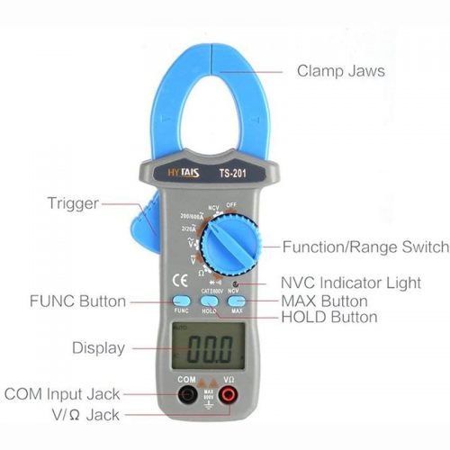 Ψηφιακή αμπεροτσιμπίδα TS-201.