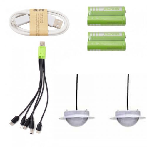 Ηλιακό πάνελ με διπλό φωτιστικό, φακό, ηχείο MULTIMEDIA ράδιο ηλιακός φορτιστής & φωτισμός 2 Λάμπες LED 250. Lumens.