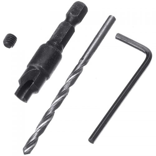 Σετ τρυπάνια φρέζας με εξάγωνο στέλεχος 1/4 4 τεμαχίων.