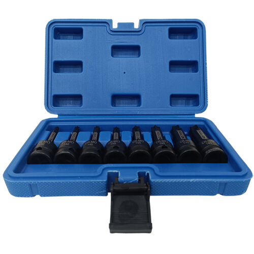 Σετ μύτες καρυδάκια μακριά TORX 1/2 ίντσας 8 τεμαχίων αέρος SKS TOOLS 23040012.