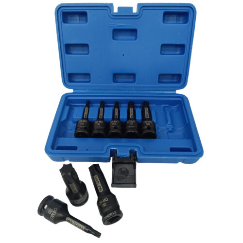 Σετ μύτες καρυδάκια μακριά TORX 1/2 ίντσας 8 τεμαχίων αέρος SKS TOOLS 23040012.