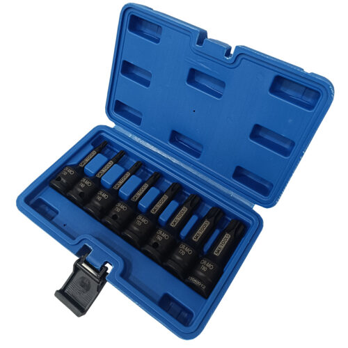 Σετ μύτες καρυδάκια μακριά TORX 1/2 ίντσας 8 τεμαχίων αέρος SKS TOOLS 23040012.