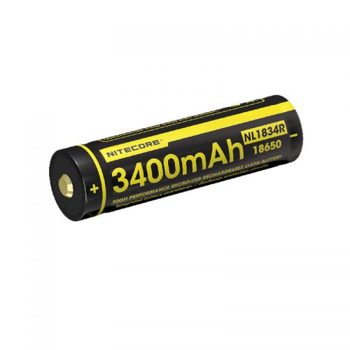 ΜΠΑΤΑΡΙΑ NITECORE 18650 / 3400mAh/Micro USB.