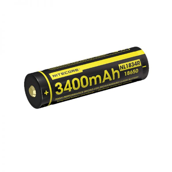 ΜΠΑΤΑΡΙΑ NITECORE 18650 / 3400mAh/Micro USB.