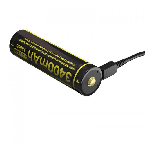ΜΠΑΤΑΡΙΑ NITECORE 18650 / 3400mAh/Micro USB.