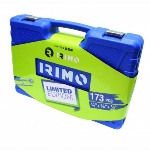 Σετ κασετίνα καρυδάκια IRIMO 173 τεμαχίων 1/4 , 3/8 & 1/2 (130-173-4).