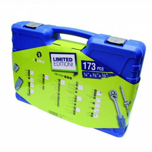 Σετ κασετίνα καρυδάκια IRIMO 173 τεμαχίων 1/4 , 3/8 & 1/2 (130-173-4).