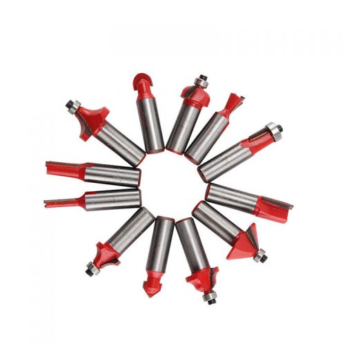 Κοπτικά router TCT σετ 12 τεμαχίων.