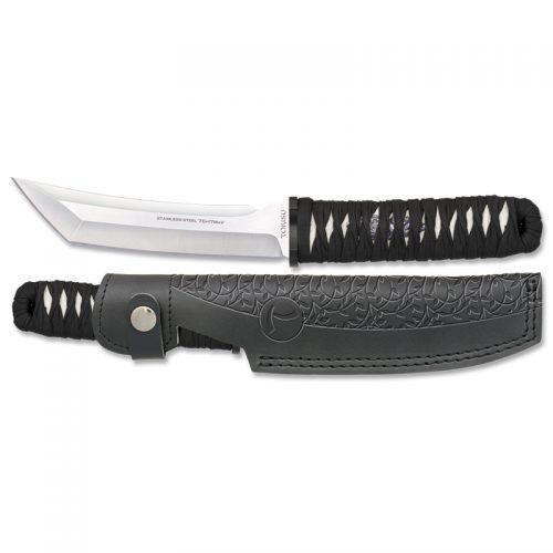ΜΑΧΑΙΡΙ TOKISU knife. Leather sheath. Blade 15cm.