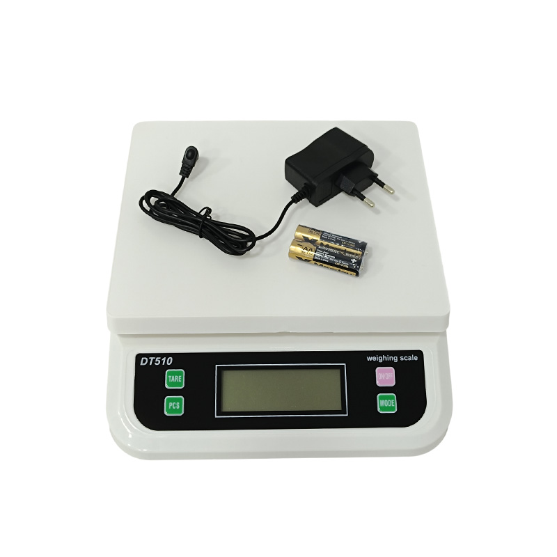 Ηλεκτρονική ψηφιακή ζυγαριά ακριβείας 30kg άσπρη.