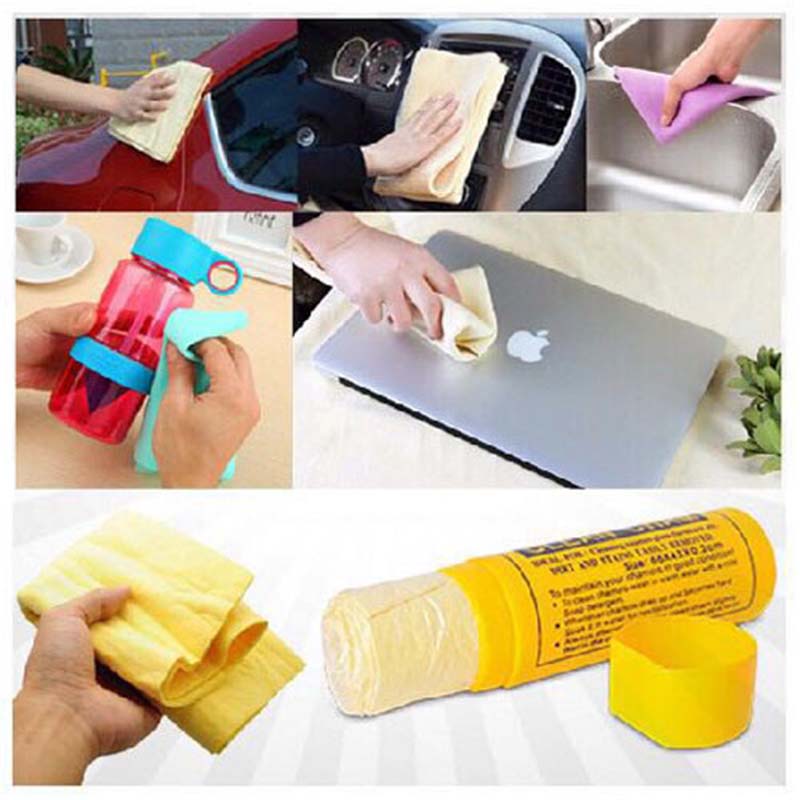 Συνθετικό δέρμα αυτοκινήτου CLEAN CHAM μεγάλο. - toolsmania.gr