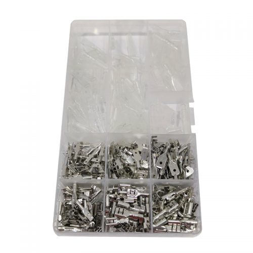 Ακροδέκτες για καλώδια με πλαστική προστασία σετ 360 τεμαχίων.