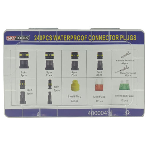 Συνδετήρες καλωδίων αυτοκινήτων 240 τεμαχίων 40000431 SKS/TOOLS.