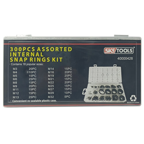 Ασφάλειες SNAP RING σετ 300 τεμαχίων SKS/TOOLS 40000428.