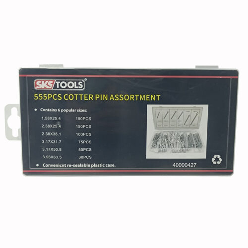 Κοπίλιες ασφάλειες σετ 555 τεμαχίων SKS TOOLS 40000427.