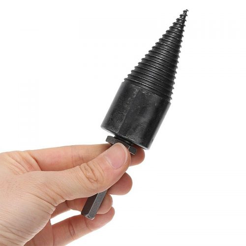 Τρυπάνι κώνος σχισήματος καυσόξυλων με εξάγωνο άξονα.