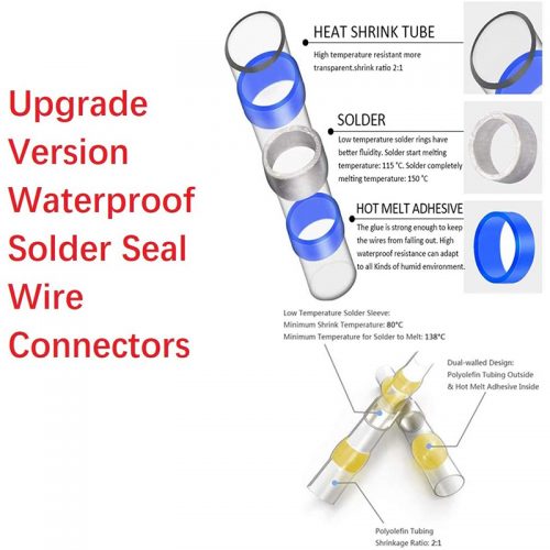 Σετ αδιάβροχα θερμοσυστελλόμενα με καλάι 50 τεμάχιων.