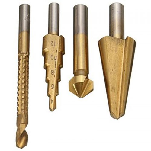 Σετ τεσσάρων πολυχρηστικών τρυπανιών HSS.