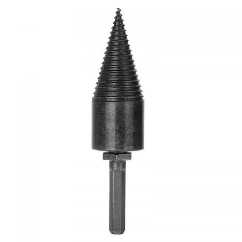 Τρυπάνι κώνος σχισήματος καυσόξυλων με εξάγωνο άξονα.