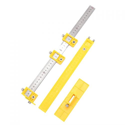 Ρυθμιζόμενος οδηγός τρυπήματος για τοποθέτηση σε πόμολα ντουλάπια συρτάρια.