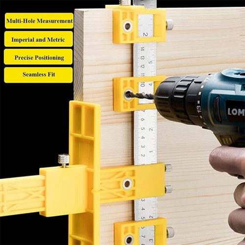 Ρυθμιζόμενος οδηγός τρυπήματος για τοποθέτηση σε πόμολα ντουλάπια συρτάρια.