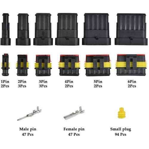 Συνδετήρες καλωδίων αυτοκινήτων 424 τεμαχίων.