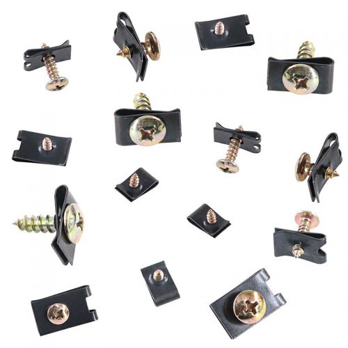 Βίδες & κλιπ U-TYPE σετ 170 τεμαχίων.