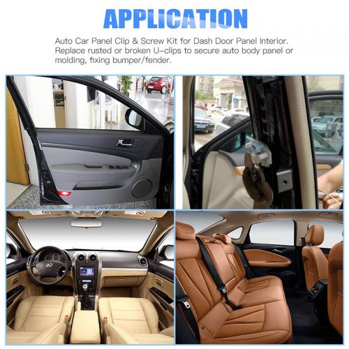 Βίδες & κλιπ U-TYPE σετ 170 τεμαχίων.