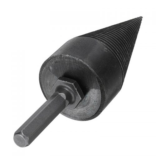 Τρυπάνι κώνος σχισήματος καυσόξυλων με εξάγωνο άξονα.