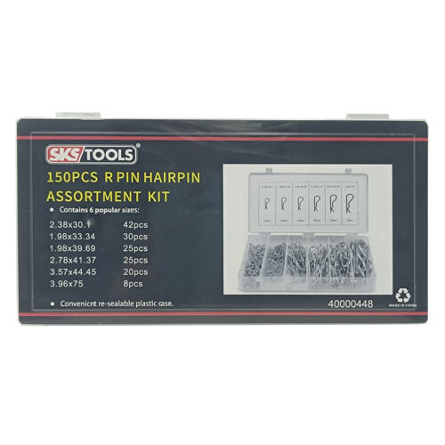 Ασφάλειες τύπου περόνη Snap-Clip σετ 150 τεμαχίων SKS/TOOLS 40000448.