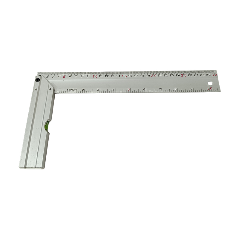 Γωνία μαραγκών με αλφάδι 300mm.