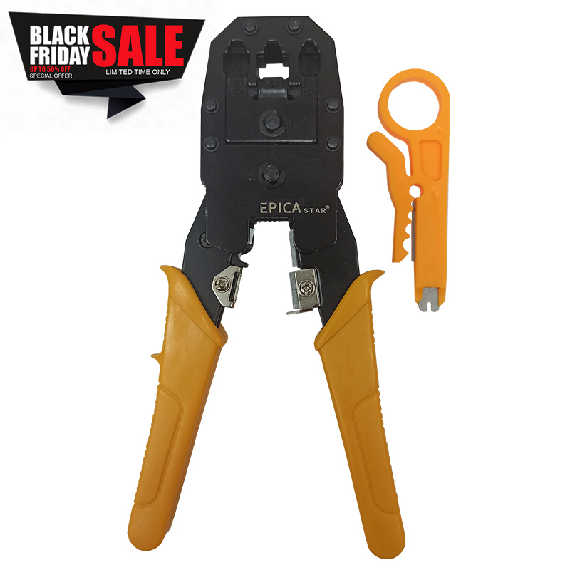 Πρέσα τηλεφωνικών καλωδίων & δικτύου RJ11, RJ45.