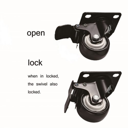 Ρόδα 1,5 ίντσας με φρένο.