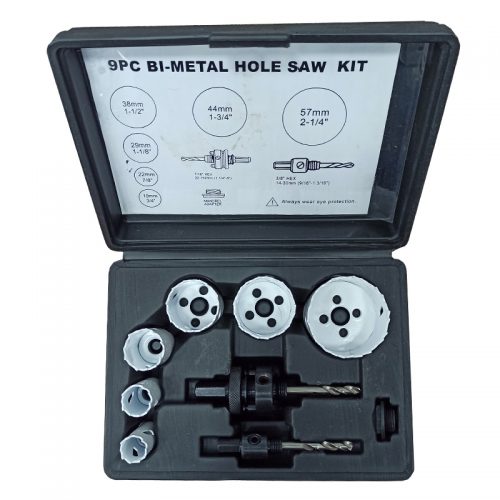 Σετ ποτηροτρύπανα BI METALL ηλεκτρολόγων 9 τεμαχίων.