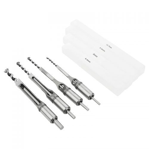 Σετ τρυπάνια ξύλου για τετράγωνες τρύπες 4 τεμαχίων.