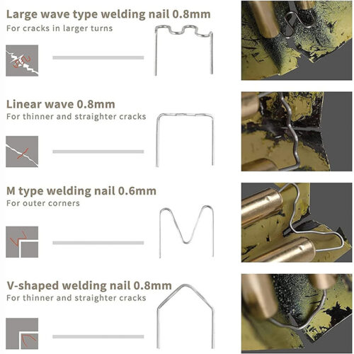 Κιτ επισκευής πλαστικής συγκόλλησης για επισκευή προφυλακτήρα 50W κόκκινο SKS TOOLS 40000447R.