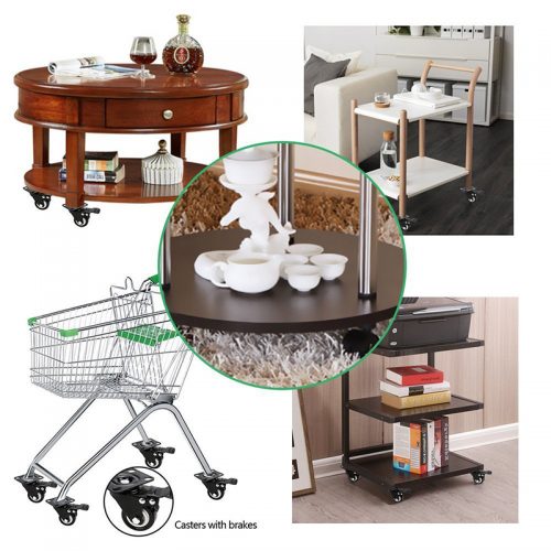 Ρόδα 1,5 ίντσας με φρένο.