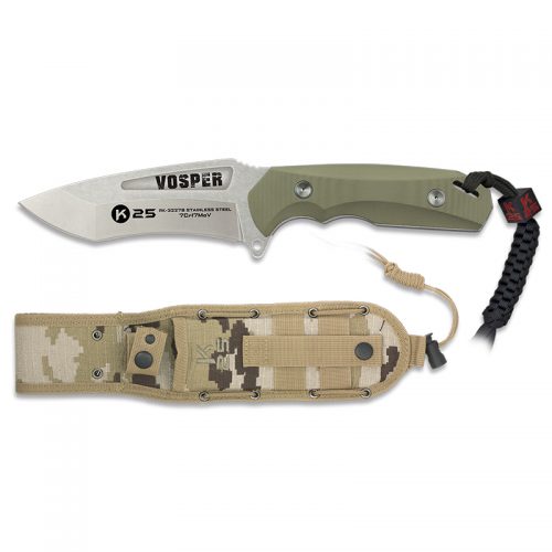 ΜΑΧΑΙΡΙ K25, Tactical Knife, VOSPER coyote 13 cm.