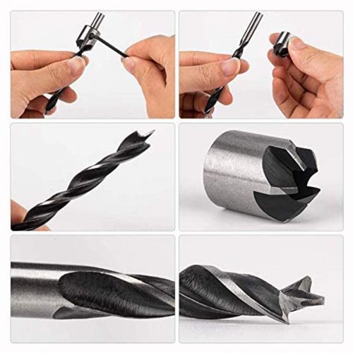 Σετ τρυπάνια ξύλου ρυθμιζόμενης φρέζας 7 τεμαχίων.