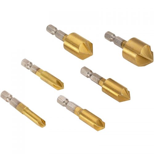 Σετ φρέζες ξύλου με 5 ραβδώσεις 6 τεμαχίων.