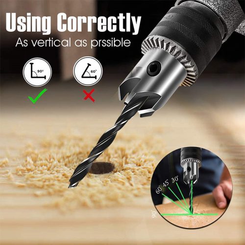 Σετ τρυπάνια ξύλου ρυθμιζόμενης φρέζας 7 τεμαχίων.