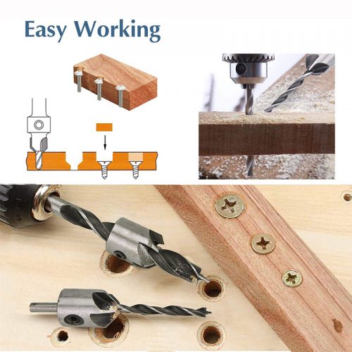 Σετ τρυπάνια ξύλου ρυθμιζόμενης φρέζας 7 τεμαχίων.